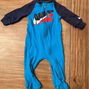 Nike Blue Onesie/Sleeper - 6M